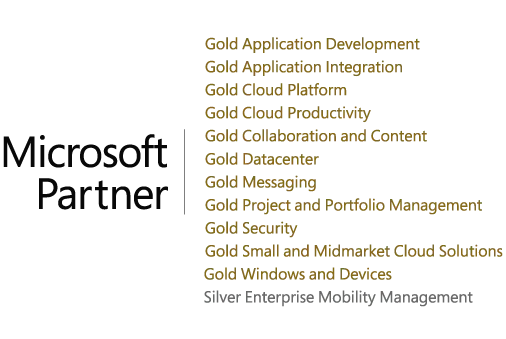 Microsoft Gold partner image